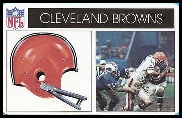 1976 Popsicle 6 Cleveland Browns